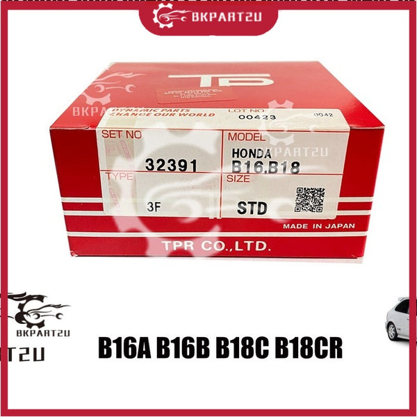 Honda Civic Accord So4 Sr4 Ej Eg Sv4 Sm4 B16a B16b B18c B18cr (1992-2002) Piston Ring Std 81mm Japan