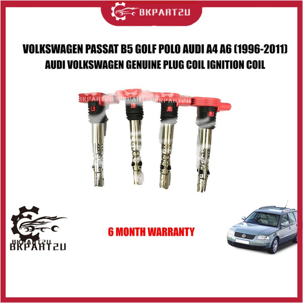 VOLKSWAGEN PASSATB5 GOLF POLO AUDI A4 A6(1996-2011) PLUG COIL R8 MADE BY VOLKSWAGEN GENUINE IGNITION COIL 06C 905 115