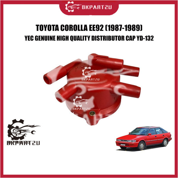 Toyota Corolla Ee92 (1987-1989) Distributor Cap  Yd-132 Made In Japan