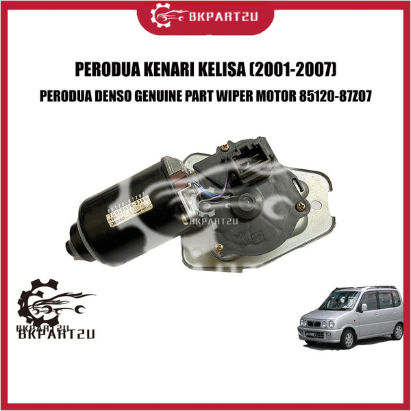PERODUA KENARI KELISA (2001-2007) FRONT WIPER MOTOR ORIGINAL MADE BY DENSO DAIHATSU 85120-87Z07