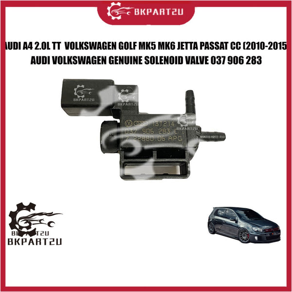 Audi A4 2.ol Tt  Volkswagen Golf Mk5 Mk6 Jetta Passat Cc (2010-2015) Solenoid Valve 037 906 283