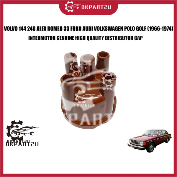 Volvo 144 240 Alfa Romeo 33 Ford Audi Volkswagen Polo Golf (1966-1974) Distributor Cap  Made By Intermotor