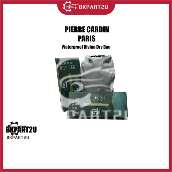 PIERRE CARDIN PARIS WATER PROOF EcoSport 5L Ocean Dry Bag Waterproof Diving Bag Travel Waterproof Dry Bag for Camping