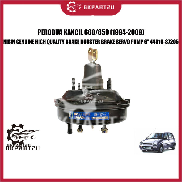 PERODUA KANCIL 660/850 (1994-2009) BRAKE BOOSTER BRAKE SERVO PUMP 6’’ MADE BY NISIN DAIHATSU GENUINE 44610-87205
