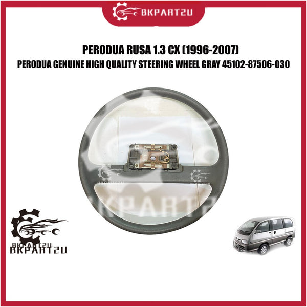 PERODUA RUSA 1.3 CX (1996-2007) STEERING WHEEL MADE BY DAIHATSU GENUINE 45102-87506-030