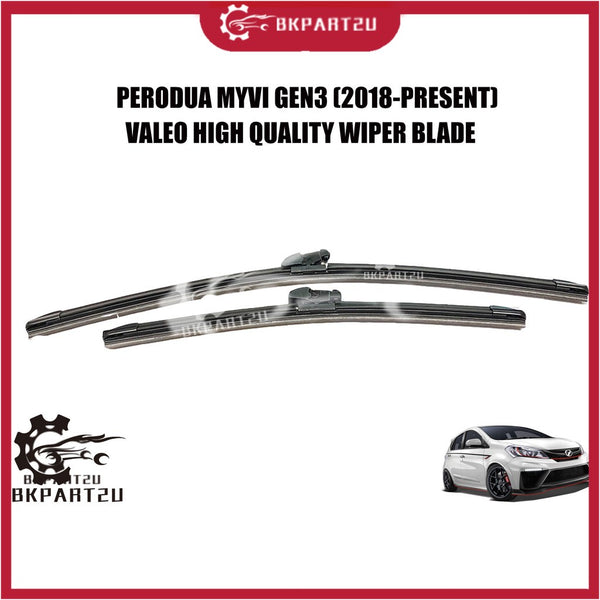 PERODUA MYVI GEN3 (2018-PRESENT) WIPER BLADE  16''+22" MADE BY VALEO GERMANY 🇩🇪HIGH QUALITY FIT ON MYVI 2018 AND ABOVE