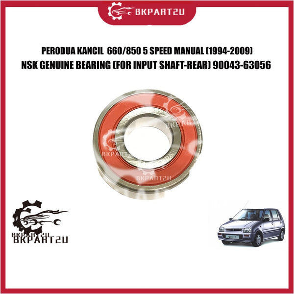PERODUA KANCIL  660/850 5 SPEED MANUAL (1994-2009) BEARING (FOR INPUT SHAFT-REAR) MADE BY NTN 6204 2RS 90043-63056