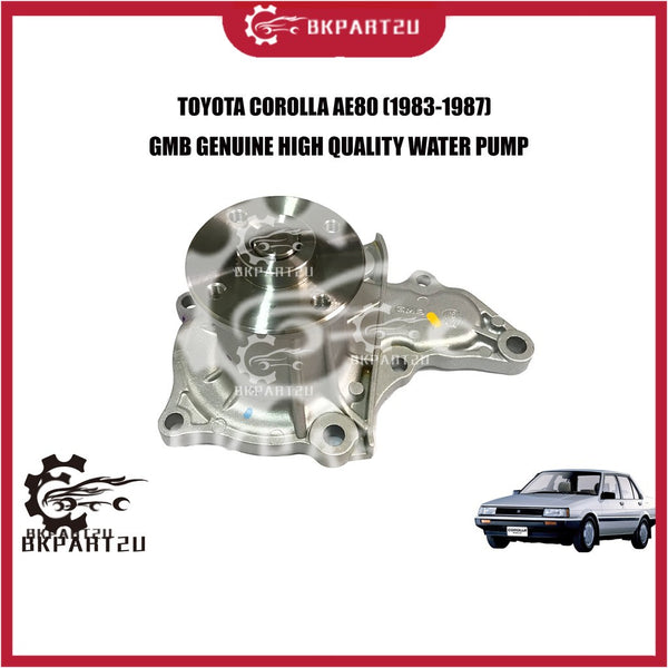 TOYOTA COROLLA AE80 CARINA(1983-1987) WATER PUMP WITH GASKET AND ORING MADE BY GMB GWT-58A 16110-01010