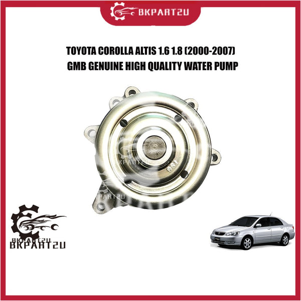 TOYOTA COROLLA ALTIS 1.6 1.8 CELICA PRIZM 1ZZFE (2000-2007) WATER PUMP WITH ORING MADE BY GMB GWT-98A 16100-09080