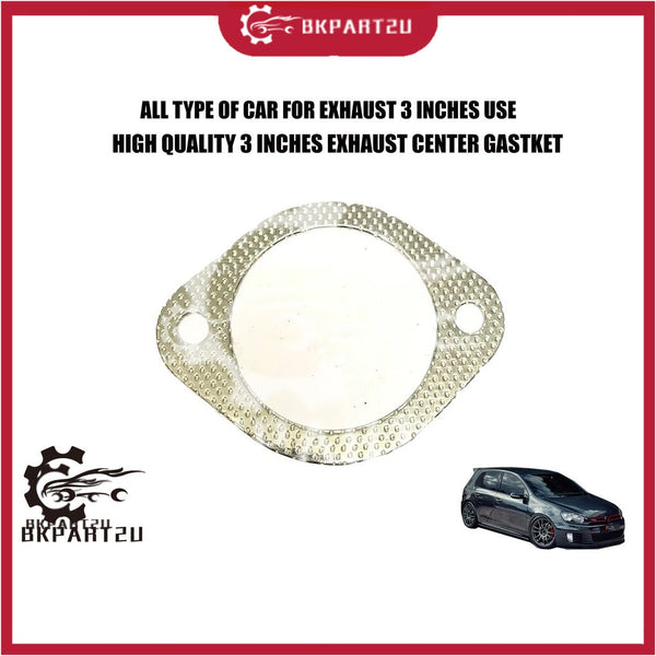 ALL TYPE OF CAR FOR EXHAUST 3 INCHES USE HIGH QUALITY 3 INCHES EXHAUST CENTER GASTKET 3 INCHI GASKET EXHAUST