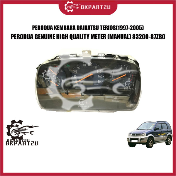 PERODUA KEMBARA DAIHATSU TERIOS MANUAL (1997-2005) SPEEDOMETER TACHOMETER (RPM) MADE BY GENUINE METER MANUAL 83200-87Z80