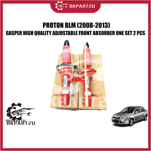 PROTON SAGA BLM FL (2008-2013) ADJUSTABLE ABSORBER MADE BY GASPER HIGH QUALITY ADJUSTABLE FRONT ABSORBER ONE SET 2 PCS
