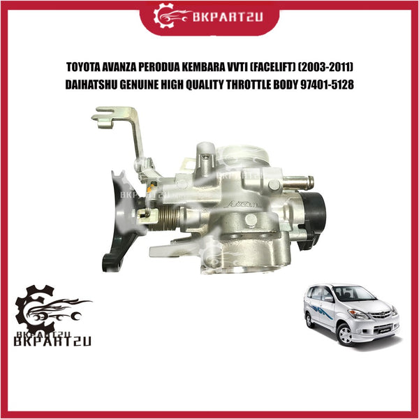 TOYOTA AVANZA 1.3 1.5 PERODUA KEMBARA VVTI FACELIFT (2003-2011) THROTTLE BODY MADE BY DAIHATSHU GENUINE 97401-5128 ORI