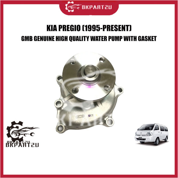 KIA PREGIO (1995-PRESENT) WATER PUMP WITH GASKET MADE BY GMB WATER PUMP GWK-15A 0K65A 5100