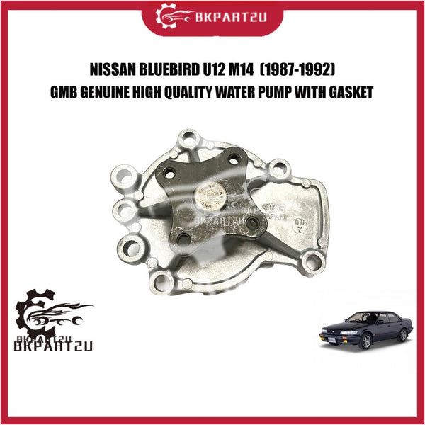 NISSAN BLUEBIRD U12 M14  (1987-1992) WATER PUMP WITH GASKET MADE BY GMB WATER PUMP GWN-48A