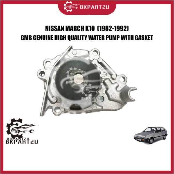 NISSAN MARCH K10 (1982-1992) WATER PUMP MADE BY GMB WATER PUMP GWN-29A MADE IN JAPAN GIGI EMPAT SEGI
