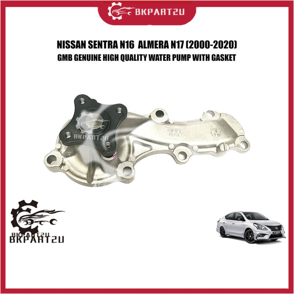 NISSAN SENTRA N16  ALMERA N17 (2000-2020) WATER PUMP MADE BY GMB WATER PUMP GWN-73A  21010-4M500