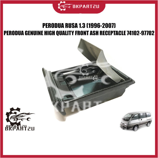 PERODUA RUSA 1.3 1.6 (1996-2007) FRONT ASH RECEPTACLE MADE BY PERODUA TEMPAT ROKOK TEMPAT SYILING BRAND NEW  74102-97702
