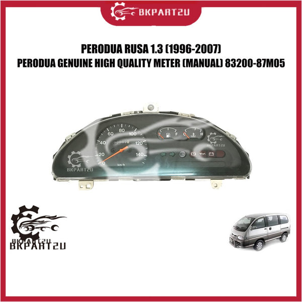 PERODUA RUSA 1.3 (1996-2007)  SPEEDOMETER METER KERETA MADE BY GENUINE METER BRAND NEW ONLY 2KM!!! 83200-87M05 BARU