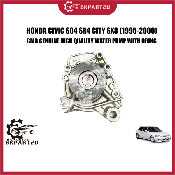 HONDA CIVIC SO4 SR4 CITY SX8(1995-2000) WATER PUMP MADE BY GMB HIGH QUALITY WATER PUMP WITH ORING GWHO-39A 19200-P2A-003