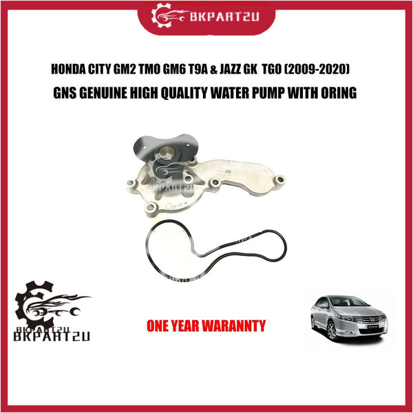 HONDA CITY GM2 TMO GM6 T9A & JAZZ GK TGO (2009-2020) GNS WATER PUMP WP-HO61-Y 1 YEAR WARRANTY