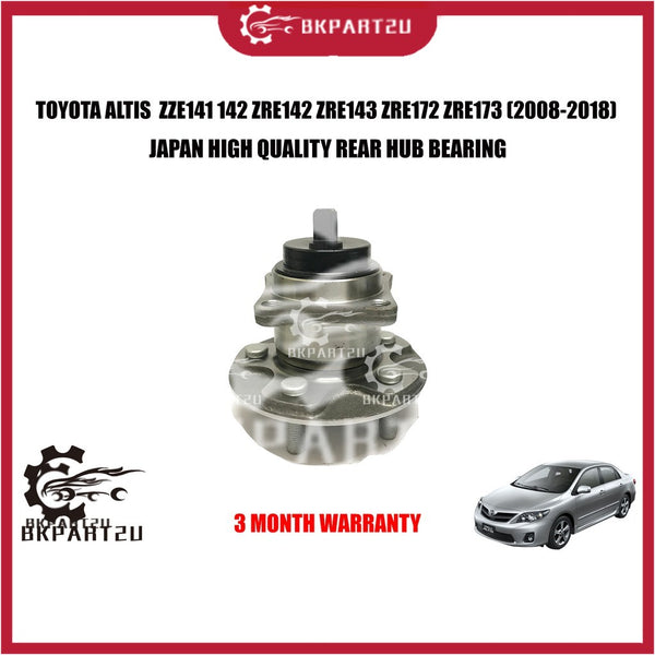 TOYOTA ALTIS ZZE141 142 ZRE142 ZRE143 ZRE172 ZRE173(2008-2018)REAR HUB BEARING (BEARING BELAKANG) JAPAN 3 MONTH WARRANTY