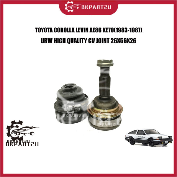 TOYOTA COROLLA LEVIN AE86 KE70 (1983-1987) CV JOINT (DRIVE SHAFT HEAD) MADE BY URW C.V JOINT 26X56X26