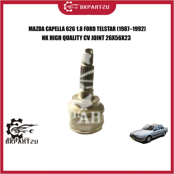 MAZDA CAPELLA 626 1.8 FORD TELSTAR (1987–1992) CV JOINT(DRIVE SHAFT HEAD) MADE BY NK C.V JOINT 26X56X23