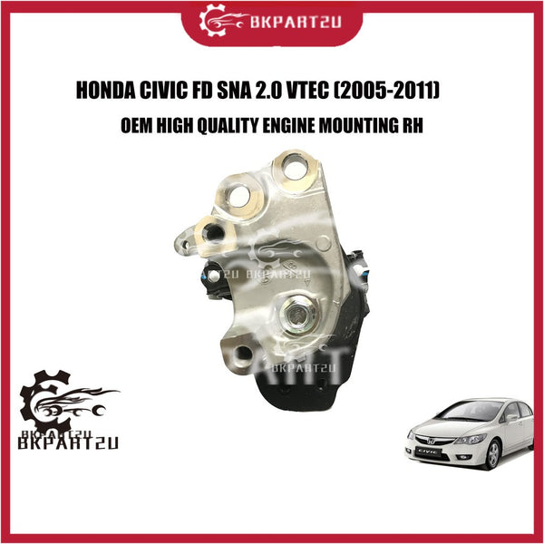 HONDA CIVIC FD SNA 2.0 VTEC (2005-2011) ENGINE MOUNTING RH SIDE HONDA OEM HIGH QUALITY ENGINE MOUNTING RH 50820-SVB-A04