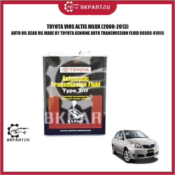 TOYOTA VIOS ALTIS HILUX (2000-2013) AUTO GEAR OIL TOYOTA GENUINE AUTO TRANSMISSION FLUID 08886-81015