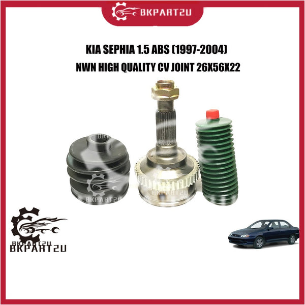 KIA SEPHIA 1.5 ABS (1997-2004) CV JOINT (DRIVE SHAFT HEAD) MADE BY NWN HIGH QUALITY C.V JOINT KA-1-1002-ABS 22X56X26