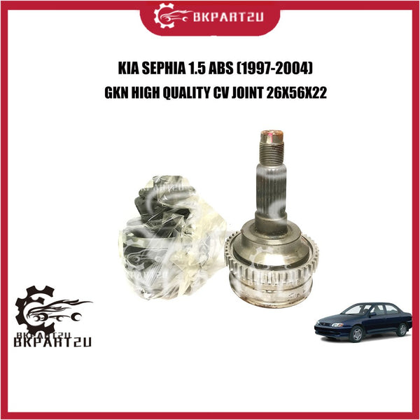 KIA SEPHIA 1.5 ABS (1997-2004) CV JOINT (DRIVE SHAFT HEAD) MADE BY GKN HIGH QUALITY C.V JOINT 303184 22X56X26