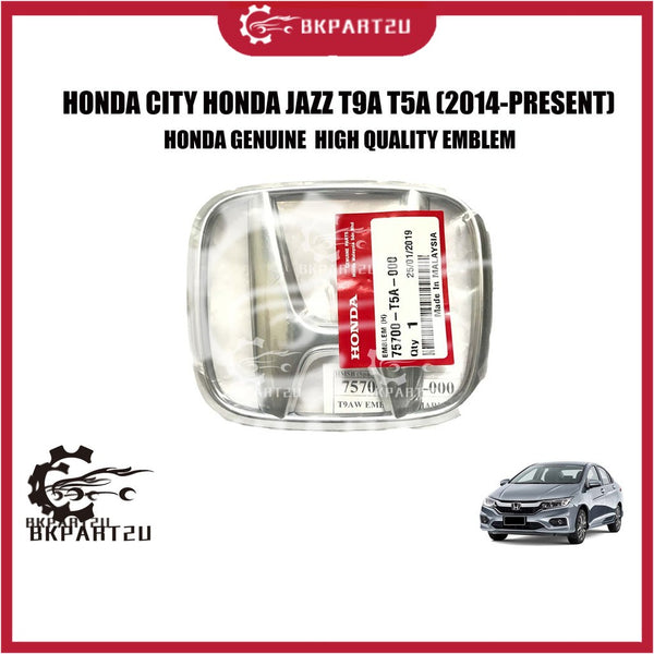 HONDA CITY HONDA JAZZ T9A T5A GM6 (2014-PRESENT) HONDA LOGO  HONDA GENUINE PART HIGH QUALITY HONDA EMBLEM 75700-T5A-000