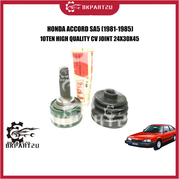 HONDA ACCORD SA5 2ND MODEL (1981-1985)  CV JOINT (DRIVE SHAFT HEAD) MADE BY 10TEN HIGH QUALITY C.V JOINT HO-004 24X30X45