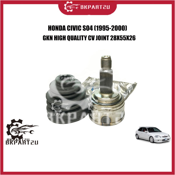 HONDA CIVIC SO4 EK  (1995-2000) CV JOINT (DRIVE SHAFT HEAD) MADE BY GKN HIGH QUALITY C.V JOINT 301986 28X55X86