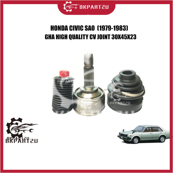 HONDA CIVIC SA0 SL/SS/SR/ST/VC (1979-1983)CV JOINT(DRIVE SHAFT HEAD) MADE BY GHA HIGH QUALITY C.V JOINT HO-013 30X45X23