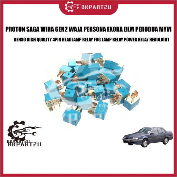 PROTON PERODUA TOYOTA DENSO HIGH QUALITY 4PIN HEADLAMP FOG LAMP RELAY PW537075 90080-87026