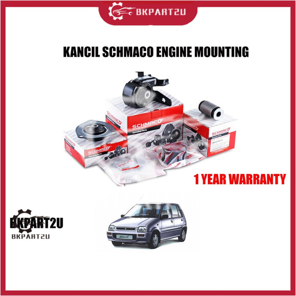SCHMACO ENGINE MOUNTING KIT SET PERODUA KANCIL (3PCS IN 1 SET) - 1 YEAR WARRANTY