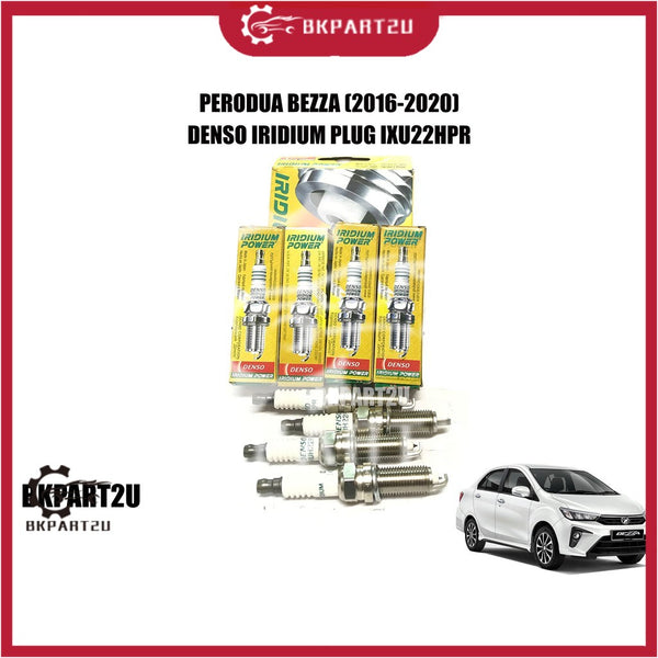 DENSO IXU22HPR#4 DENSO IRIDIUM POWER SPARK PLUG #3474 (4PCS) PERODUA BEZZA HIGH QUALITY LONG LIFE (2016-2020)