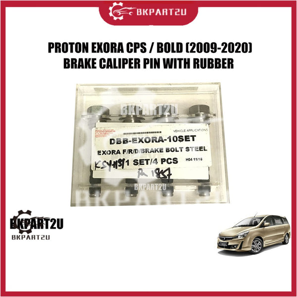 PROTON EXORA PREVE (2009-2020) FRONT BRAKE CALIPER PIN WITH RUBBER BUSH HIGH QULITY