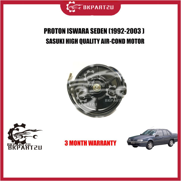 PROTON SAGA SEDEN (1992-2003) AIR COND UNIVERSAL TYPE MOTOR MADE BY SASUKI HIGH QUALITY AIR-COND MOTOR 3 MONTH WARRANTY