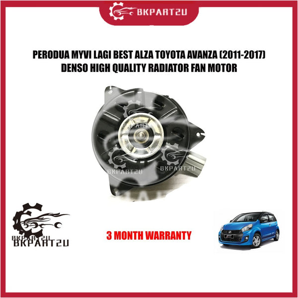 PERODUA MYVI LAGI BEST ALZA TOYOTA AVANZA(2011-2017) FAN MOTOR DENSO GENUINE HIGH QUALITY RADIATOR FAN MOTOR 168000-2380