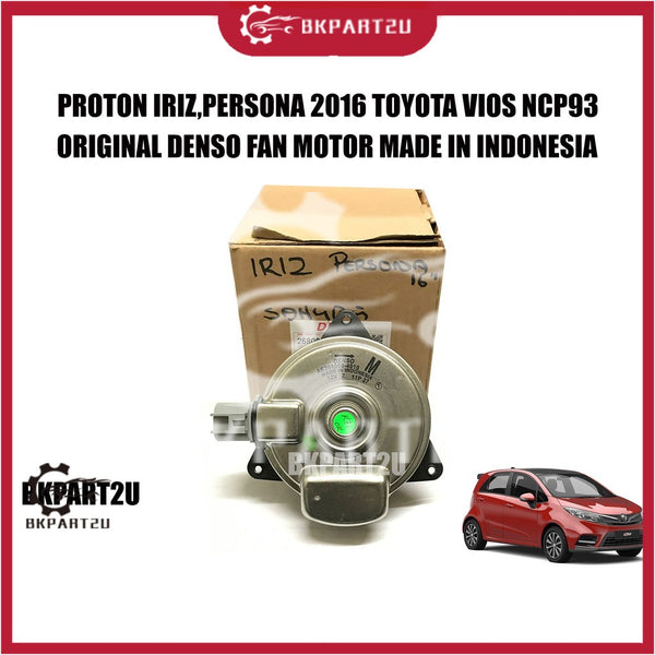 PROTON IRIZ,PERSONA 2016 (2014-2020) TOYOTA VIOS NCP93 DENSO Radiator Fan Motor - MADE IN JAPAN HIGH QUALITY 26800-4010