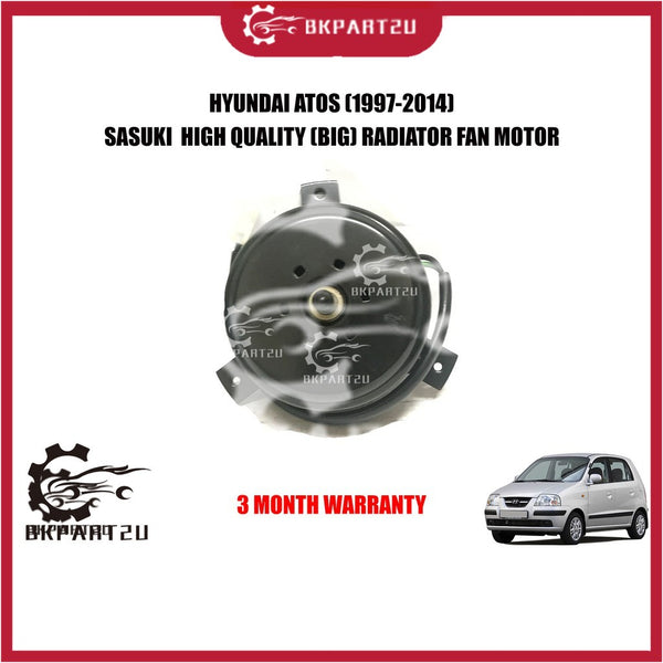 HYUNDAI ATOS PRIMA (1997-2014) RADIATOR FAN MOTOR (BIG) SASUKI RADIATOR FAN MOTOR 3 MONTH WARRANTY