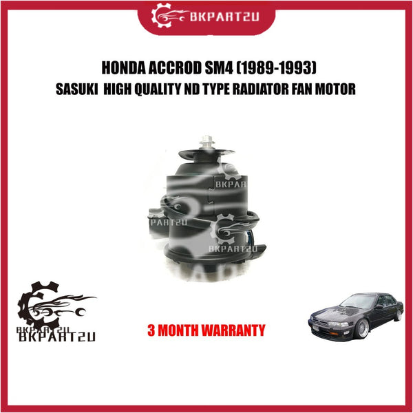 HONDA ACCROD SM4 SR4 EG6(1989-1993) RADIATOR FAN MOTOR MADE BY SASUKI  HIGH QUALITY RADIATOR FAN MOTOR 3 MONTH WARRANTY