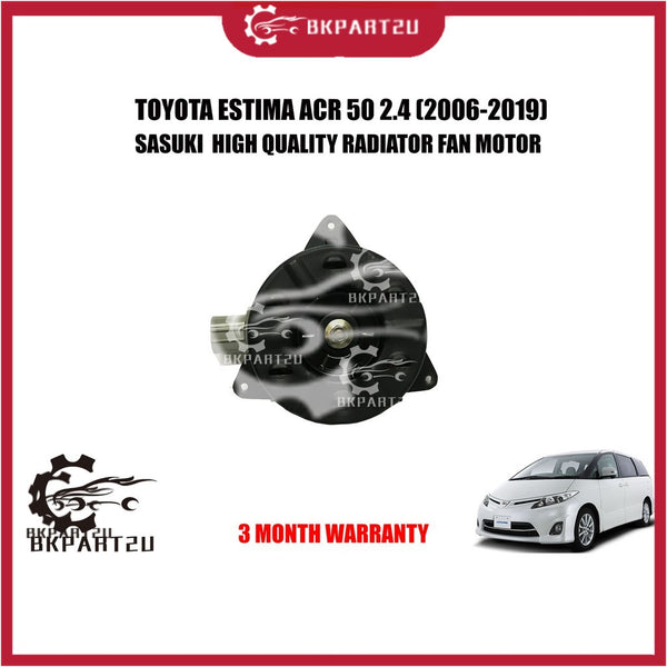 TOYOTA ESTIMA ACR 50 2.4 (2006-2019)RADIATOR FAN MOTOR MADE BY SASUKI  HIGH QUALITY RADIATOR FAN MOTOR 3 MONTH WARRANTY