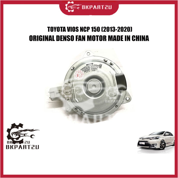 TOYOTA VIOS NCP 150 (2013-2020)RADIATOR FAN MOTOR MADE BY DENSO  HIGH QUALITY RADIATOR FAN MOTOR 16363-0Y040 ORIGINAL