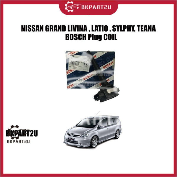 BOSCH  NISSAN GRAND LIVINA , LATIO , SYLPHY, TEANA PLUG COIL F01R00A067(22448CJ00AMY) ORIGINAL BOSCH