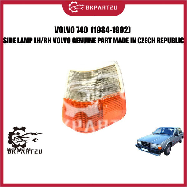 VOLVO 740  (1984-1992) SIDE LAMP SIGNAL LAMP  LH VOLVO  BOSCH GENUINE PART MADE IN CZECH REPUBLIC CLEAR STOCK 3518624