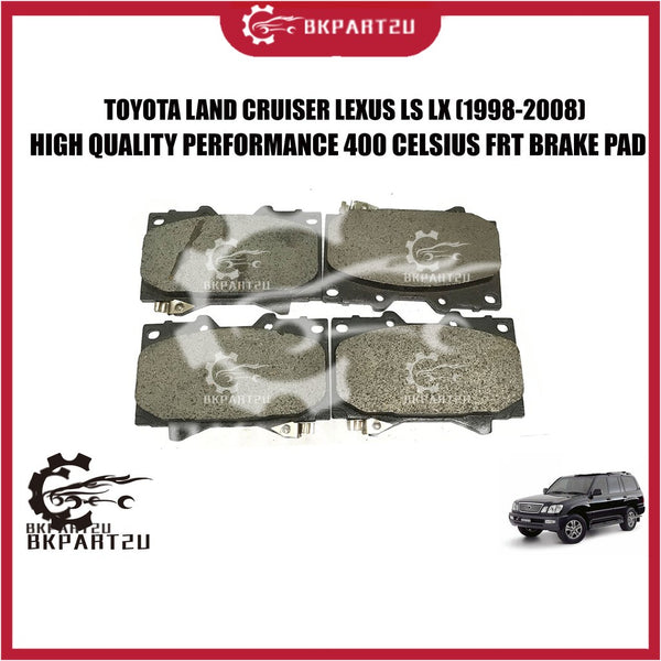 TOYOTA LAND CRUISER LEXUS LS LX470(1998-2008) FRT BRAKE PAD MADE BY KING HIGH QUALITY 400 CELSIUS FRT BRAKE PAD DB1365KC